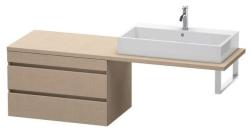 Тумба под раковину для консоли/столешницы Duravit DuraStyle 80х47,8х51,2 см, подвесная, ДСП, цвет: лен, 1 выдвижной ящик, прямоугольная