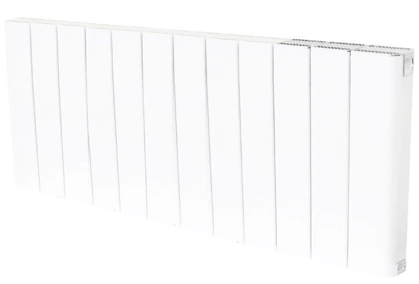 Радиатор алюминиевый Global Sebino 350/60 (12 секций) боковое подключение, для отопления квартиры, дома, водяные, мощность 1221 Вт, настенный, батарея (Глобал)