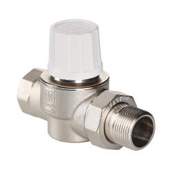 Клапан термостатический 1/2" вн/нр VALTEC (повышенной пропускной способности) вентиль ручной, прямой VT.034.N.04