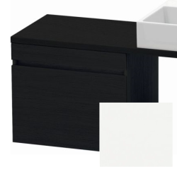 Тумба/шкафчик для консоли/столешницы Duravit DuraStyle под раковину 60х47,8х51,2 см, подвесная, ДСП, цвет: дуб черный/белый матовый, 1 выдвижной ящик, прямоугольная