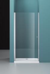 Душевая дверь BelBagno Etna, 70х195 см, прозрачное стекло/профиль хром, в нишу, универсальная установка, закаленное стекло, распашная