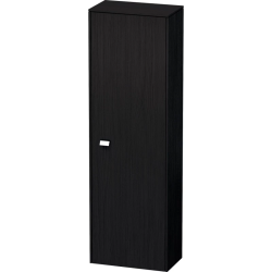 Пенал Duravit Brioso R, 42x24x133 см, подвесной, (правый), с дверцей, с полкой, со стеклянными полками, цвет: сосна терра/хром, в ванную комнату