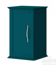 Шкаф Cezares Tiffany, 34х32х59 см, подвесной, (правый/левый/универсальный), 1 распашная дверца, цвет зеленый, в ванную комнату