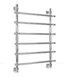 Полотенцесушитель Двин Bubble 3 80/50, водяной (1"-3/4"-1/2" К1  Полированный), универсальное подключение, нержавеющая сталь, настенный, форма лесенка, цвет хром, к отоплению и ГВС, для отопления, обогрева в ванной