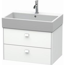 Тумба/шкафчик для консоли/столешницы Duravit Brioso под раковину 72х48х44,2 см, подвесная, ДСП, цвет: белый матовый, 2 выдвижных ящика, прямоугольная