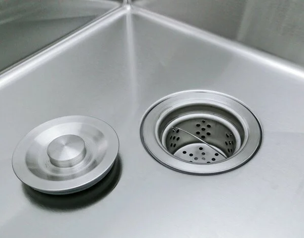 Мойка кухонная Hoffger 6050 врезная, Satin (сталь сатин) 600х500х225 мм нержавеющая сталь, с отверстием под смеситель, без крыла, слив-перелив