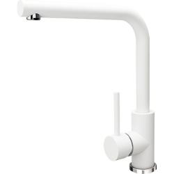 Смеситель для кухни Florentina Дельта, однорычажный, поворотный, керамический, с высоким Г-образным изливом, высота излива 27,5 см, латунь, цвет жасмин