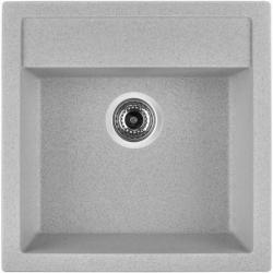 Мойка Ukinox Двина 51х50,5х19 см, врезная, серая, исскуственный гранит, прямоугольная Dvina - 47