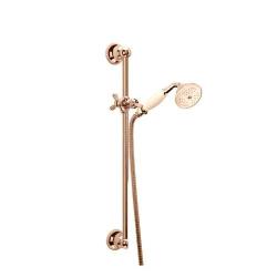 Душевой гарнитур Webert Comfort, высота 64 см, цвет бронза, комплект: стойка/лейка/шланг