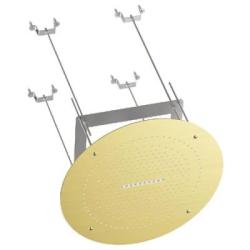 Верхний душ Raglo R452.04.03 потолочный, 2 режима, размер 500 мм, круглый, нержавеющая сталь, цвет золотой сатин, для душа/ванной, на потолок