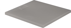 Душевой поддон Duravit Stonetto 100х90х5, минеральное литье DuraSolid, цвет: бетон, антискольжение, (без установочного комплекта, без экрана, без слива), прямоугольный