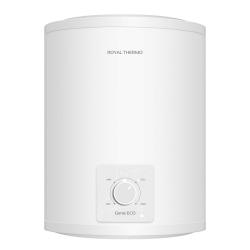 Водонагреватель Royal Thermo RWH 10 Genie ECO O 10 л. электрический, настенный, вертикальный, накопительный, 1,5 кВт, 270х304х367 мм, 230 В, (цвет белый, округлый), подводка нижняя, нержавеющая сталь