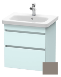 Тумба/шкафчик для консоли/столешницы Duravit DuraStyle под раковину 50х47,8х51,2 см, подвесная, ДСП, цвет: светло-голубой/базальт, 2 выдвижных ящика, прямоугольная