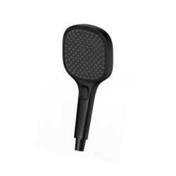 Лейка душевая Raglo R450.51.06, 122 мм прямоугольная, 3 режима, цвет черный, пластик, ручная, для душа/ванной