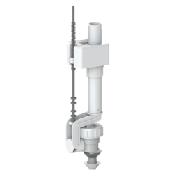 Впускной клапан KK-POL ZND нижний подвод воды 3/8"нр. штуцер пластик, для пластиковых и керамических бачков, заливной механизм