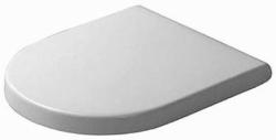 Cиденье для унитаза DURAVIT Darling New 37x43,6x3,8 см, дюропласт, цвет: белый, петли нержавеющая сталь, с крышкой, без микролифта, овальное