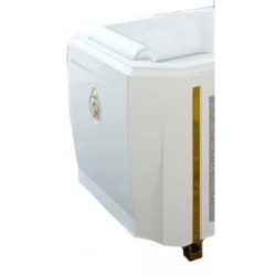 Панель торцевая РАДОМИР к ванне Фернандо, 90,5х56,5 см, акриловая, белая, (экран для ванны) прямоугольная, боковая панель, левая