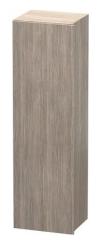 Пенал Duravit DuraStyle, 40x36x140 см, подвесной, (левый), с дверцей, с полкой, со стеклянными полками, цвет: сосна серебристая, в ванную комнату