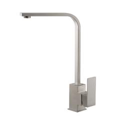 Смеситель для кухни/мойки AQUEDUC однорычажный, поворотный, высокий излив, керамический, длина 170 мм, высота 325 мм, нержавеющая сталь, цвет сталь 345710