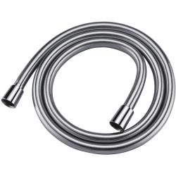 Шланг для душа WasserKRAFT, 150 см, 1/2” и 1/2”  для душа/лейки/ванны, без лейки, внутренняя резьба, ПВХ, цвет хром