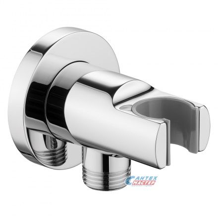 Держатель для душевой лейки Omnires угловой соединительный элемент хром 8873CR