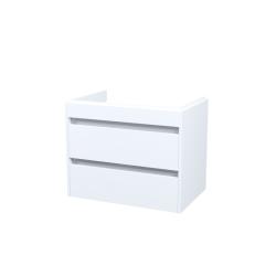 Тумба под раковину IDDIS Zodiac Х, 677х444х542 мм, подвесная, 2 выдвижных ящика, ЛДСП, цвет белый, система плавного закрывания, прямоугольная, универсальная, в ванную комнату ZDX70W0i95