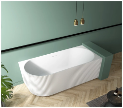 Ванна ABBER 170x80х58 акриловая, белая,угловая, правосторонняя,каркас AB9329-1.7 R