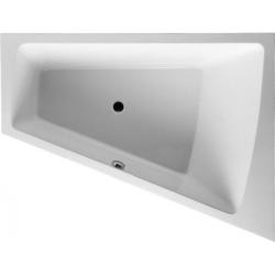 Ванна Duravit Paiova 180х140 см встраиваемая, акриловая, цвет: белый, (без гидромассажа, ножек, сифона, фронтальной панели), асимметричная/угловая, с одним наклоном для спины справа, правосторонняя