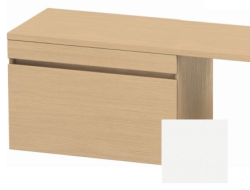 Тумба/шкафчик для консоли/столешницы Duravit DuraStyle под раковину 80х47,8х51,2 см, подвесная, ДСП, цвет: натуральный дуб/белый матовый, 1 выдвижной ящик, прямоугольная