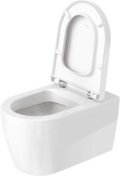 Унитаз Duravit ME by Starck HygieneGlaze 37х57 см, подвесной, цвет белый, санфарфор, овальный, горизонтальный (прямой) выпуск, под скрытый бачок/инсталляцию, ободковый, без сиденья, антибактериальное покрытие, для туалета/ванной комнаты