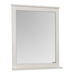 Зеркало Акватон Леон 65, 65х80 см, без подсветки, прямоугольное, цвет рамы: дуб белый, для ванны, навесное/подвесное/настенное