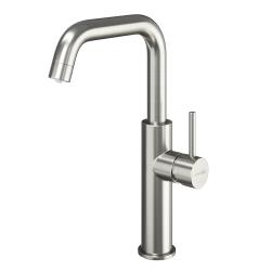 Смеситель для кухни/мойки WasserKRAFT A8527, с каналом для фильтрованной воды, однорычажный, поворотный, керамический, длина излива 191 мм, латунь/нержавеющая сталь, цвет никель