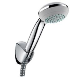 Душевой гарнитур Hansgrohe Crometta 85 Vario, длина 160 см, комплект: ручной душ/шланг для душа/держатель для душа, пластиковый, цвет хром, наружного монтажа, настенный, для душа/ванной