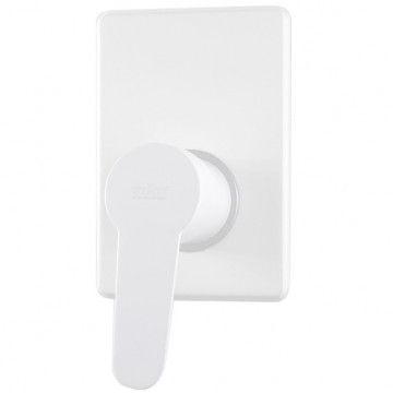 Смеситель для душа Webert Sax Evolution однорычажный, скрытого монтажа, керамический, настенный, без излива/шланга/лейки, латунь белый