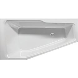 Ванна Riho Rething Space, 160х75 см, с функцией Riho Fall, акриловая, цвет- белый, (без гидромассажа, рамы, сифона, фронтальной панели), ассиметричная, правосторонняя, правая, пристенная