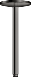 Потолочное подсоединение для верхнего душа Axor One 280 1jet, удлинение 30 см, цвет: полированный черный хром, латунный, для душа/ванной/душевой кабины, на потолок, кронштейн