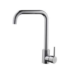 Смеситель для кухни/мойки AQUEDUC однорычажный, поворотный, керамический, длина излива 180 мм, высота 250 мм, нержавеющая сталь, цвет хром 345724