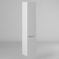 Пенал Briz Прато 35, 35х30х165 см, подвесной, (правый), 1 распашная дверца/корзина, цвет белый глянцевый, в ванную комнату, правосторонний