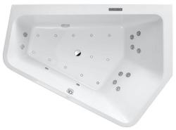 Ванна Duravit Paiova 5 177х130 см гидромассажная, встраиваемая, акриловая, цвет: белый, с рамой/сливом-переливом, без фронтальной панели, асимметричная/угловая, с системой гидромассажа Jet-System, c двумя наклонами для спины, правая