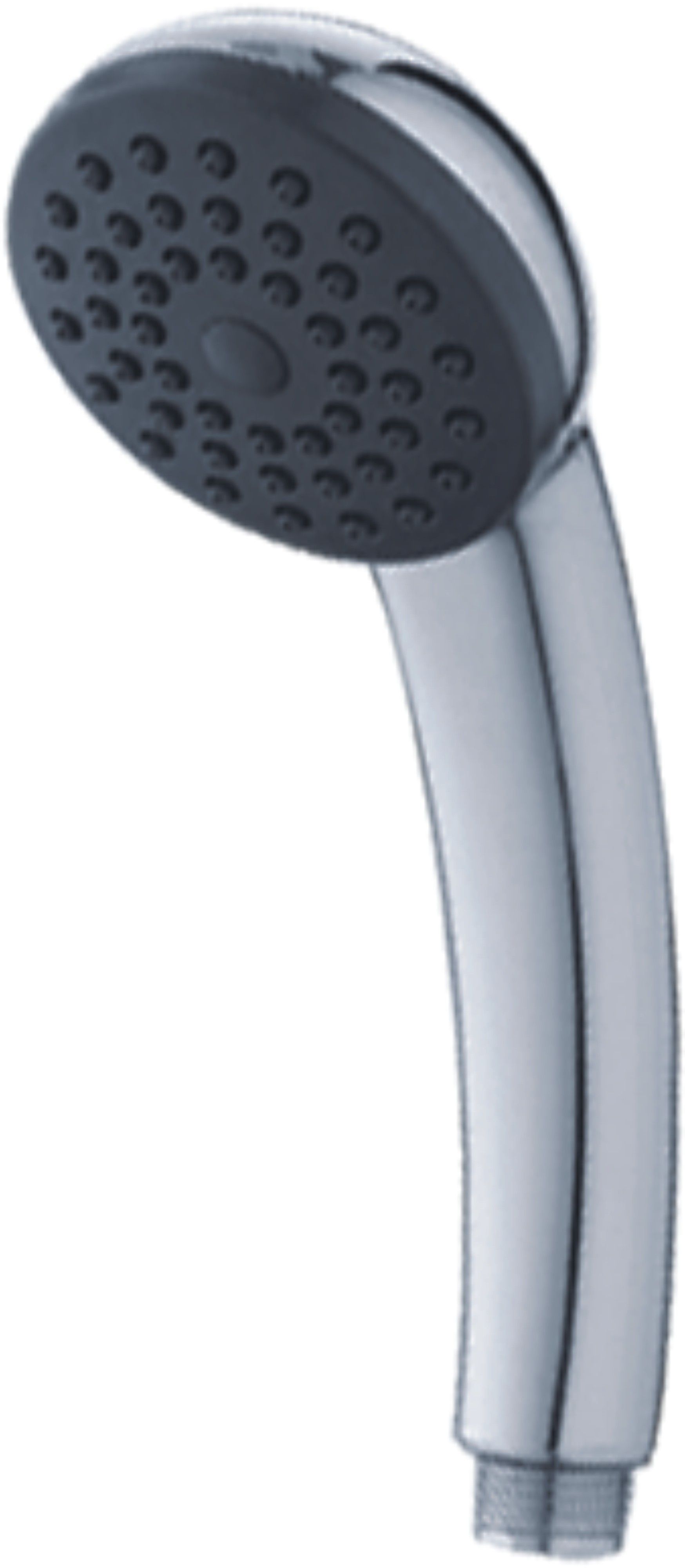 Лейка душевая HAIBA настенная, круглая, с 1 режимом, хромированная/пластмассовая, ручная, для душа/ванной