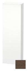 Пенал Duravit DuraStyle, 40x24x180 см, подвесной, (левый), с дверцей, с полкой, со стеклянными полками, цвет: орех темный/белый матовый, в ванную комнату
