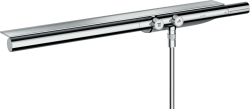 Смеситель для душа Axor ShowerSolutions 800, термостатический, комбинированного/наружнего/скрытого монтажа, настенный, без излива/шланга/лейки, округлый, латунный, цвет хром, с термостатом
