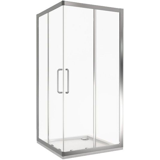 Душевое ограждение BAS Good Door Neo CR-90-C-CH 900х900х1850 прозрачное стекло