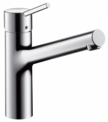 Смеситель для кухни/мойки Hansgrohe Talis M52, 170 1jet, однорычажный, керамический, с поворотным изливом, длина 22,4 см, латунь, цвет хром, кухонный