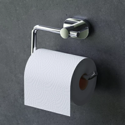 Держатель для туалетной бумаги AM.PM Sense L, без крышки, хром, настенный, сплав металлов, форма округлая, для туалета/ванной, бумагодержатель
