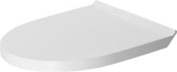 Cиденье для унитаза DURAVIT DuraStyle Basic 37,3x43x4,3 см, дюропласт, цвет: белый, петли нержавеющая сталь, с крышкой, съемное, без микролифта, овальное