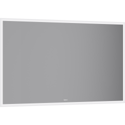 Зеркало Aqwella Vision 120, 1200х700х30 мм, с LED/ЛЕД-подсветкой, прямоугольное, выключатель сенсорный, с диммером, для ванны, навесное/подвесное/настенное