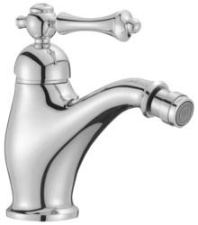 Смеситель для биде ROSE однорычажный, неповоротный, длина 140 мм, латунь, цвет хром