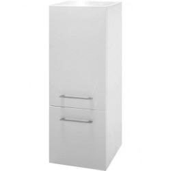 Пенал Эстет Elin 35, 350х970х366 мм, подвесной, (правый), 1 распашная дверца/1 выдвижной ящик, в ванную комнату, цвет белый, влагостойкий, правосторонний