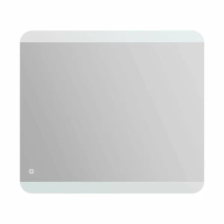 Зеркало BelBagno 80х70 см, с LED/ЛЕД-подсветкой, прямоугольное, без антизапотевания, выключатель сенсорный, для ванны, навесное/подвесное/настенное